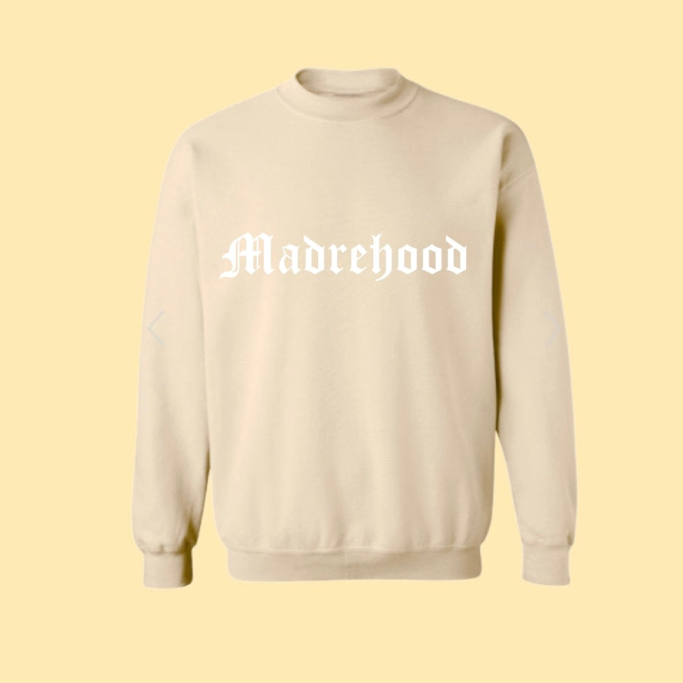 Madrehood Por Vida crewneck sweater