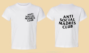 ANTI SOCIAL MADRES CLUB WHITE TEE