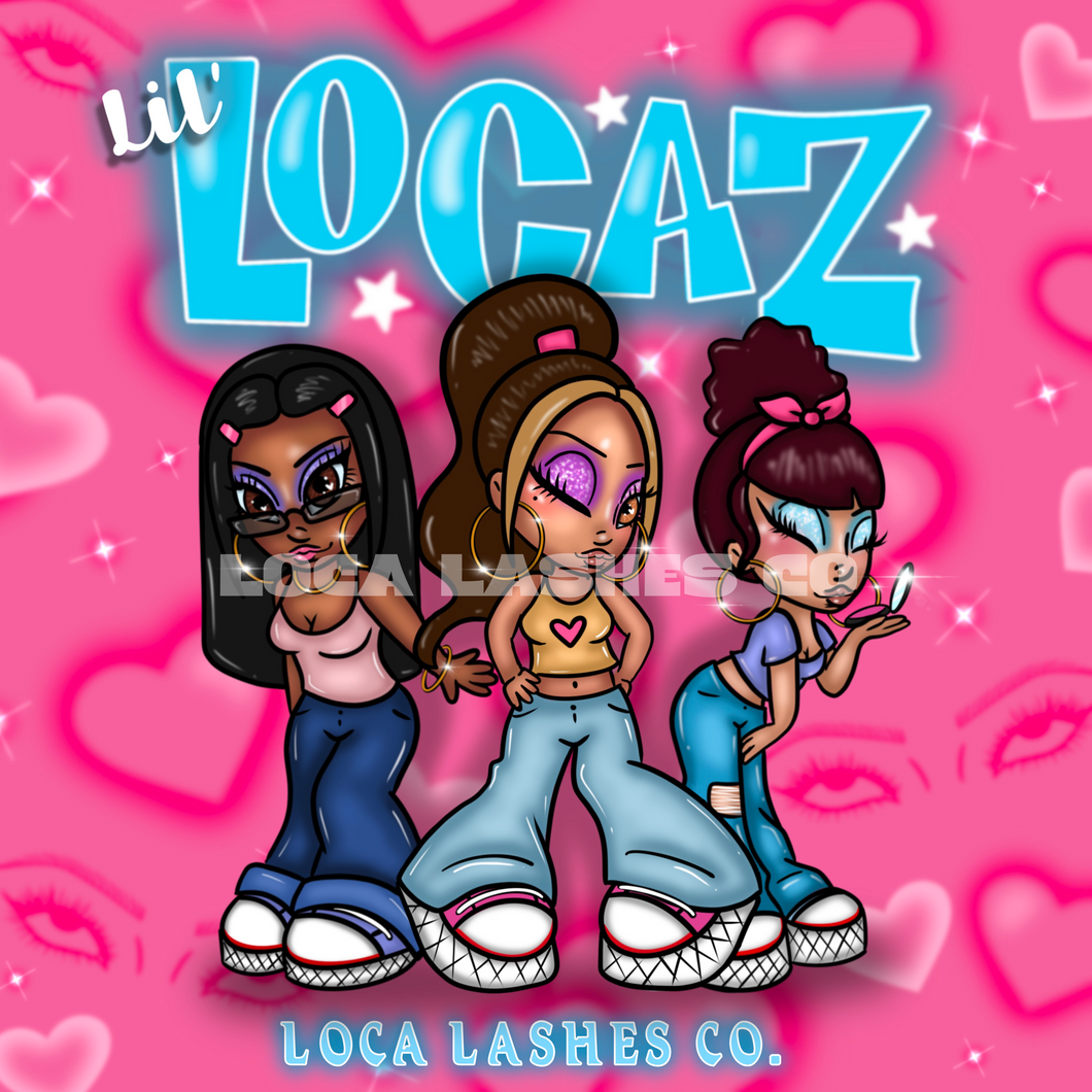3 PK- LIL LOCAZ COLLECTION STICKERS